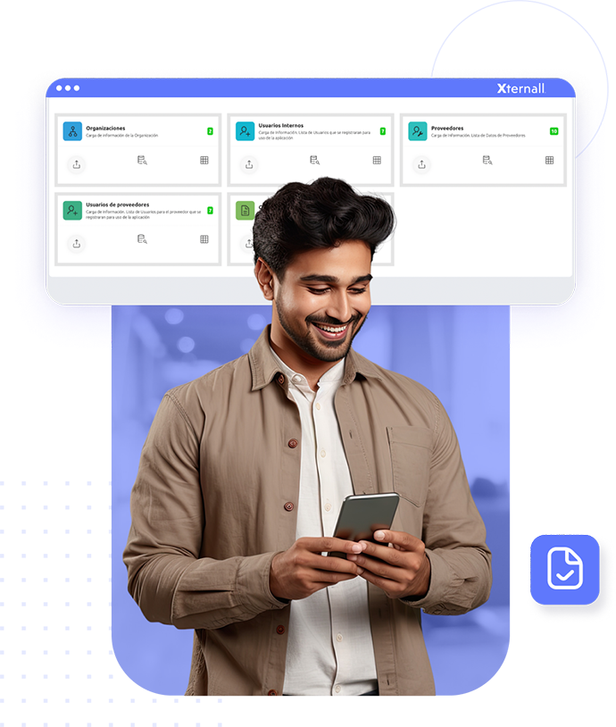 Xternall Optimiza la gestion Cumplimiento de Proveedores de Servicios Especializados Funcionalidades Evaluacion